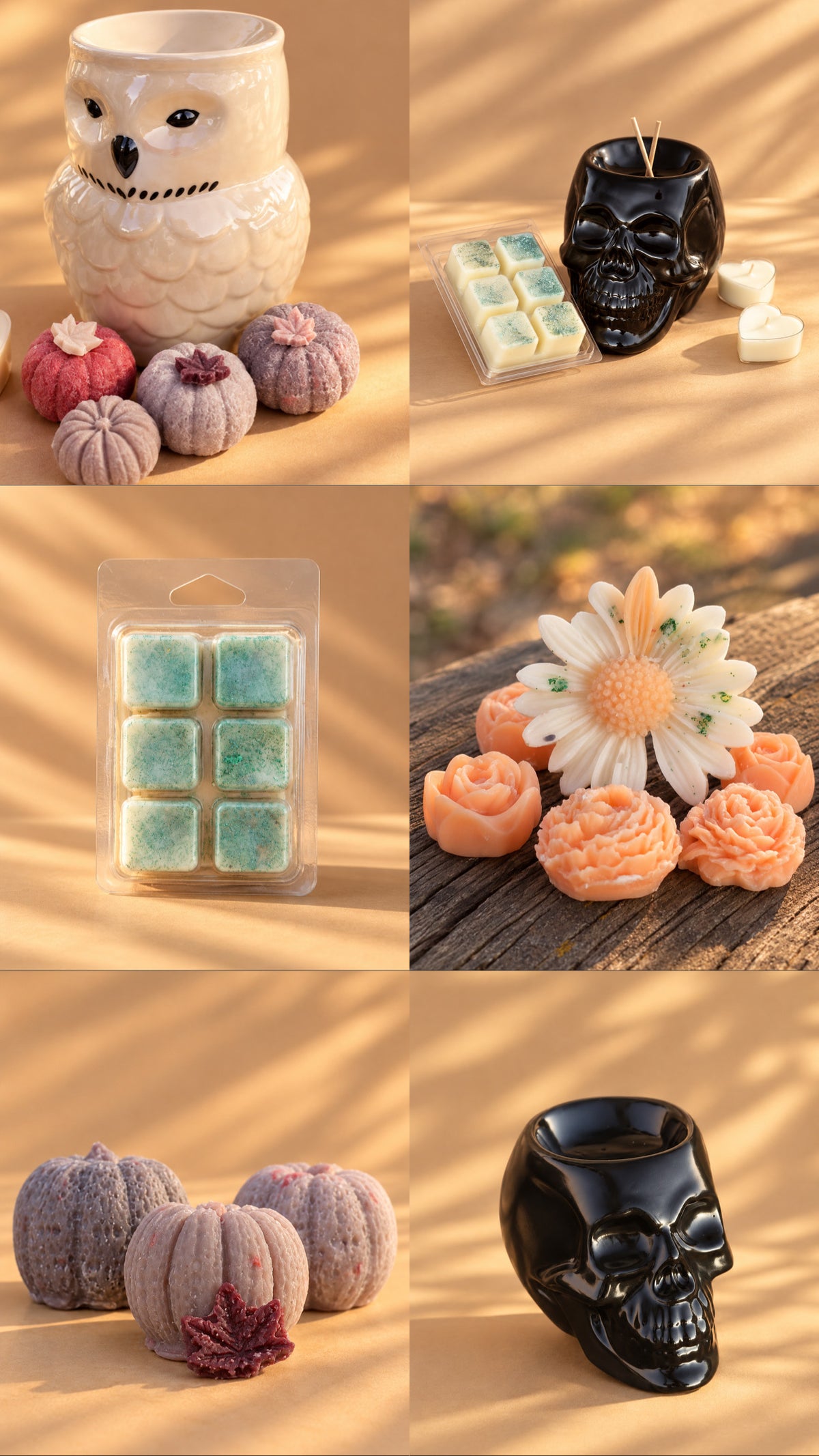 Pack conjunto quemadores y Wax melt.
