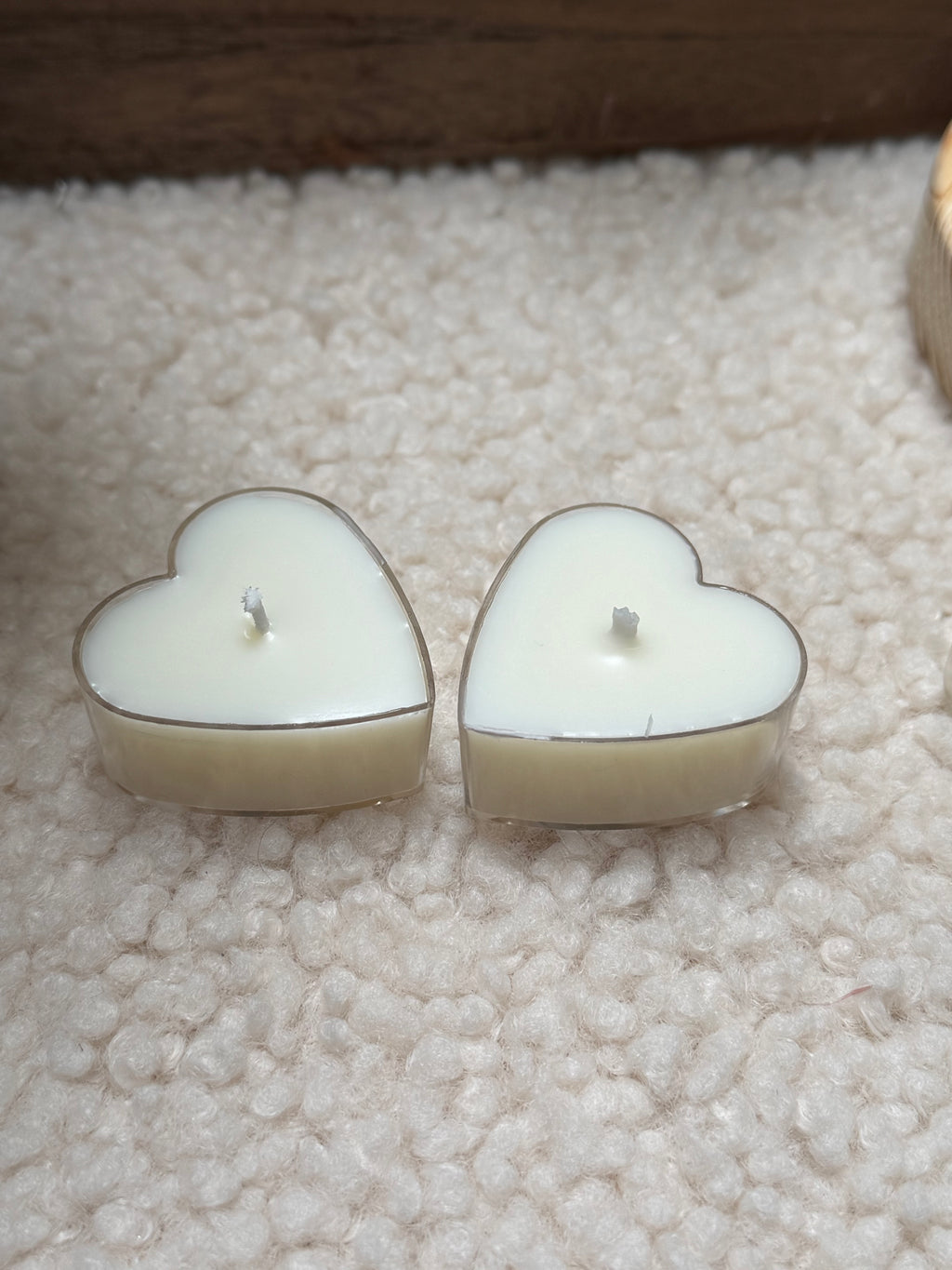 Vela de te forma de corazón.(5)