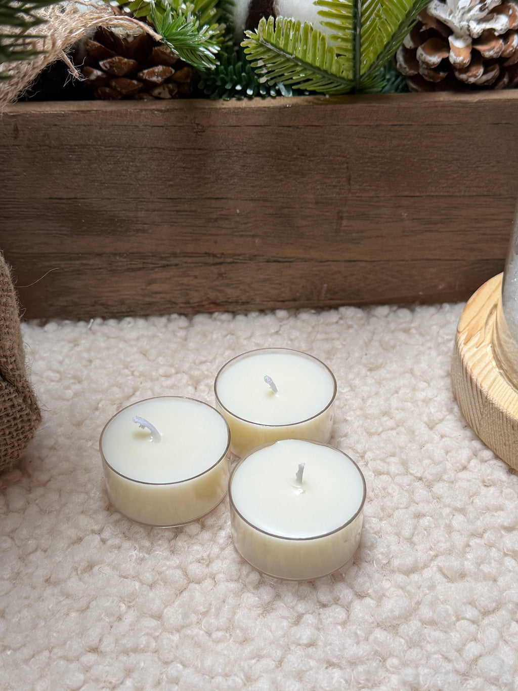 Velas de té clásicas. (5)