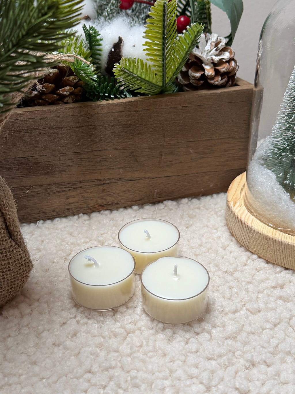 Velas de té clásicas. (5)